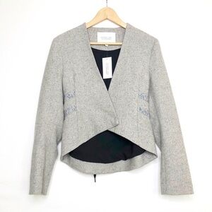 Derek lam 10 Crosby Gray tweed jacket